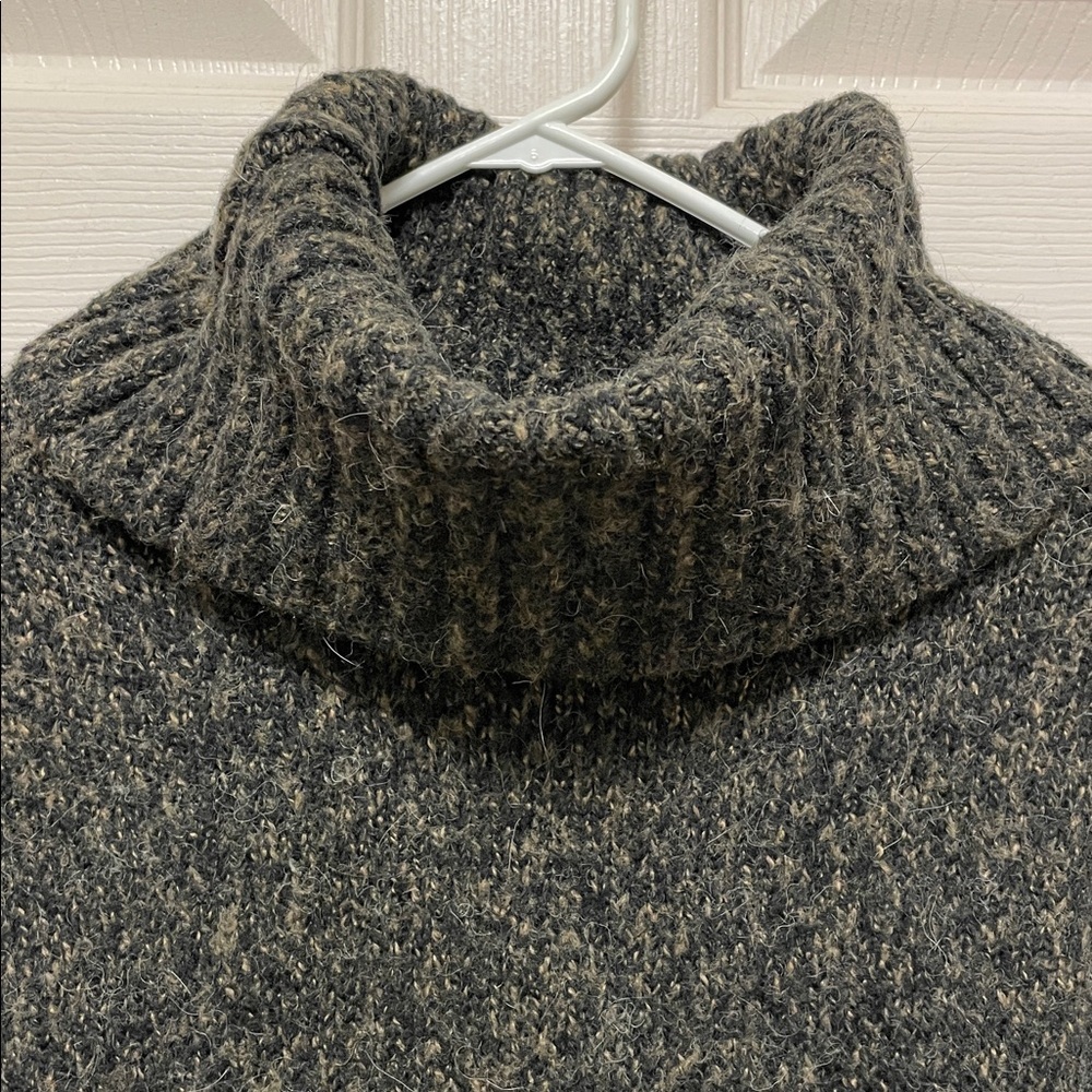Backdrop | Oversized | Chunky | Cowl/Turtleneck | Black/Brown | Sweater | Size S - Picture 5 of 13